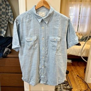 Lucky Brand - Men’s Short Sleeve Button Down - L